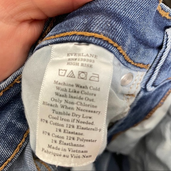 EVERLANE High Rise Skinny Ankle Stretch Jeans ZZ44 - Picture 7 of 8
